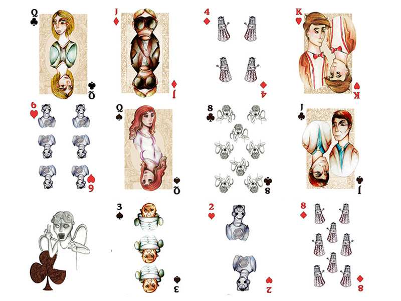 Doctor Who Poker Cards